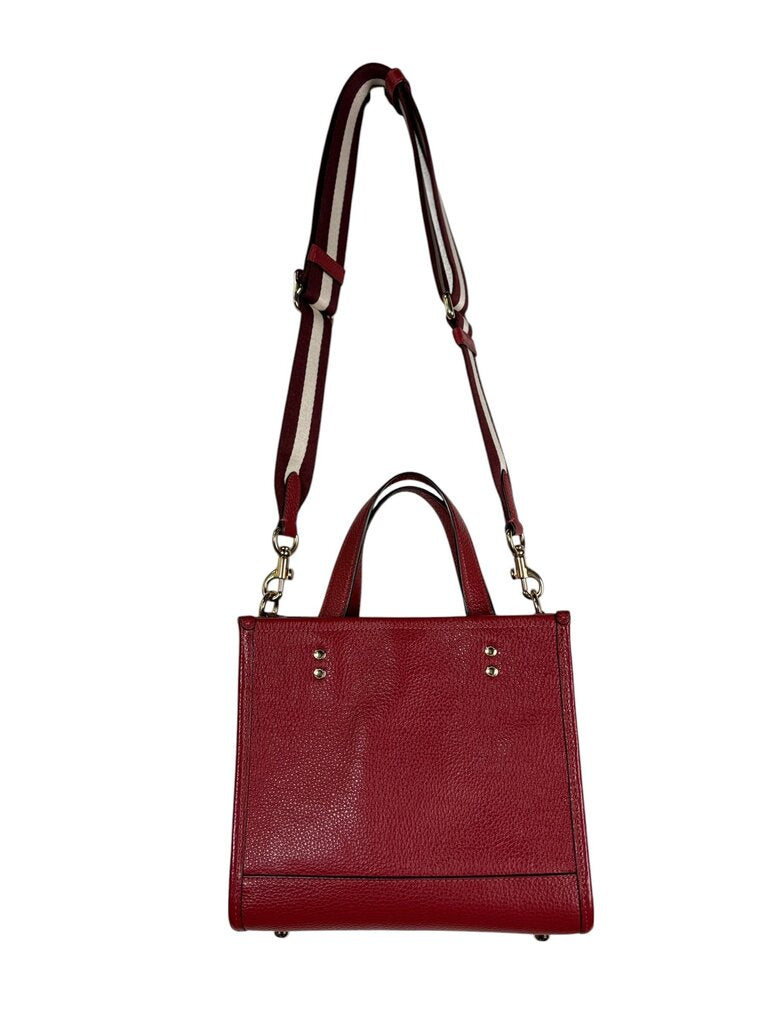COACH PEBBLE LEATHER MINI TOTE
