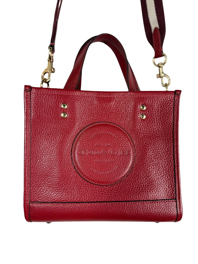 COACH PEBBLE LEATHER MINI TOTE