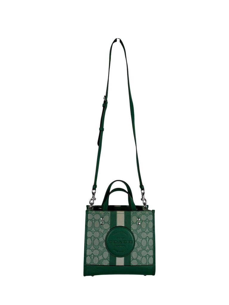 COACH FABRIC MONOGRAM LOGO MINI TOTE