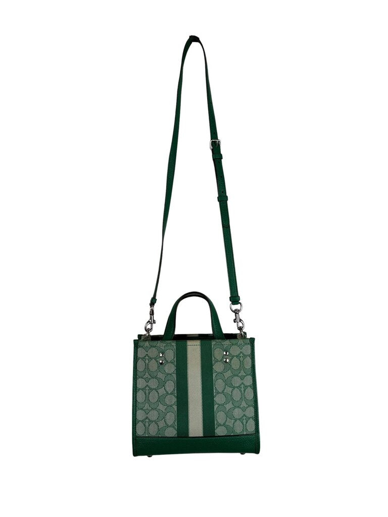 COACH FABRIC MONOGRAM LOGO MINI TOTE