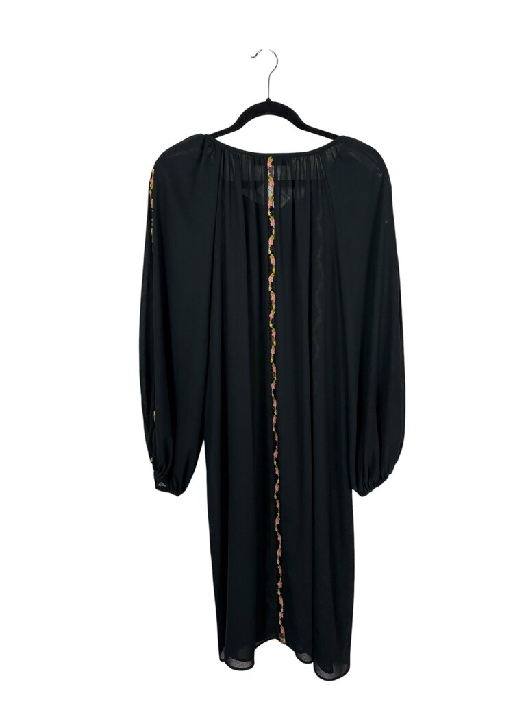 CONTESSINA SHEER EMBROIDERED DRESS