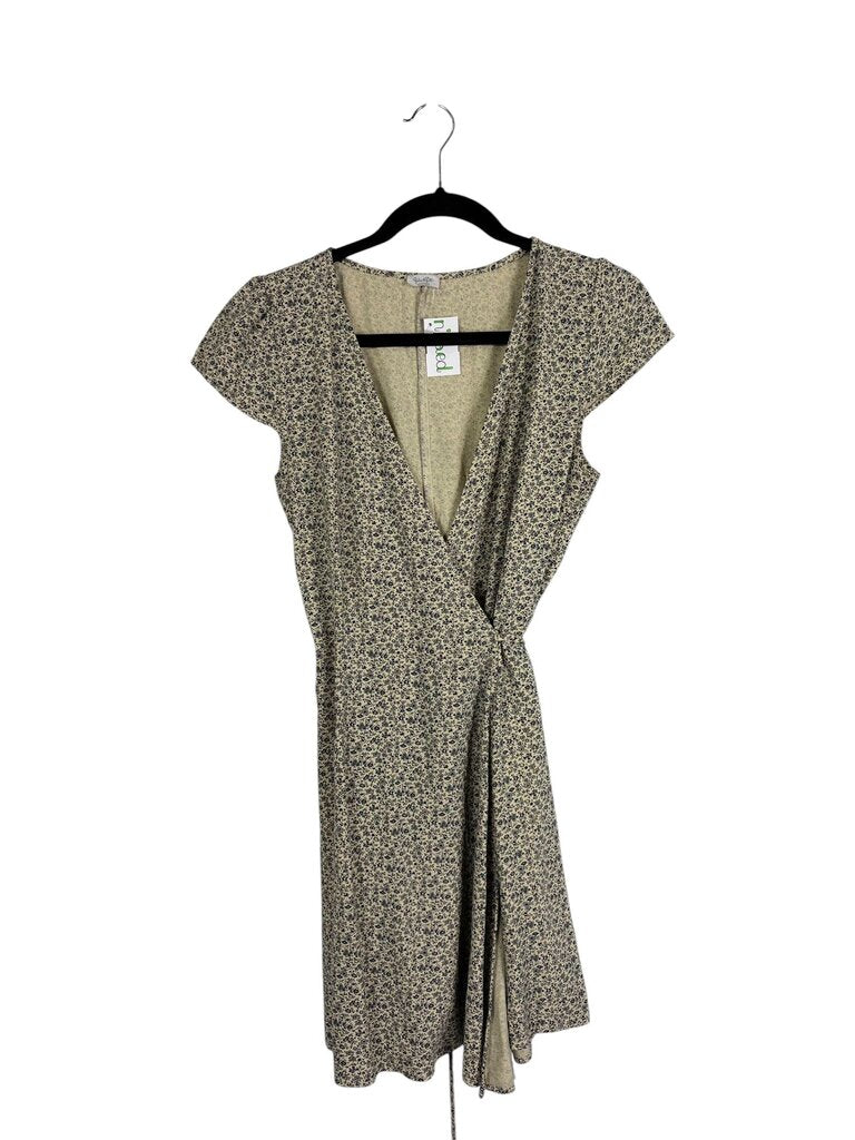 JOHN GALT FLORAL WRAP DRESS