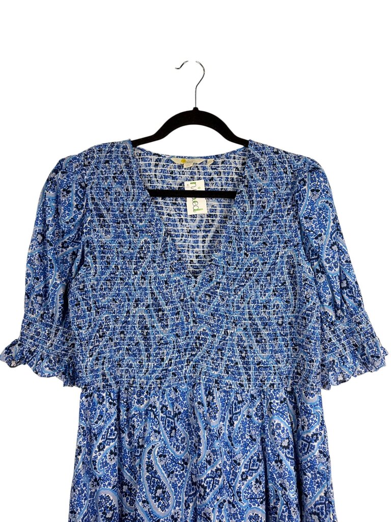 BODEN FLORAL PAISLEY MIDI DRESS