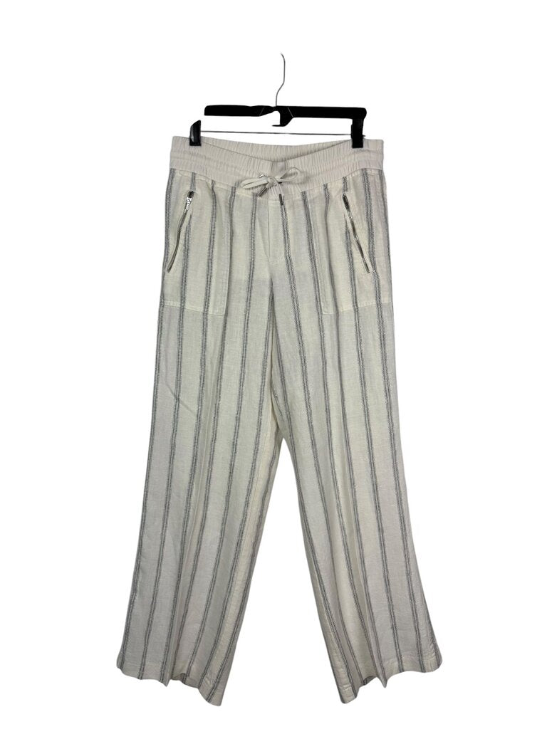ATHLETA STRIPED WIDE LEG PANTS