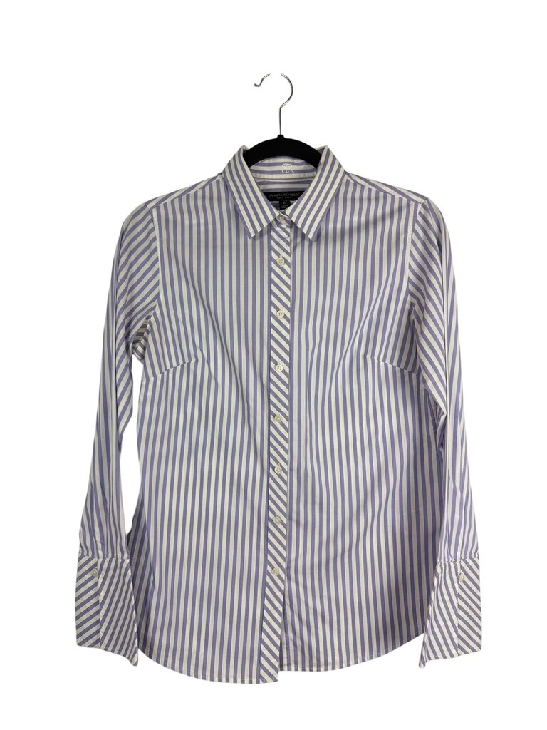BANANA REPUBLIC COTTON STRIPE BUTTON DOWN