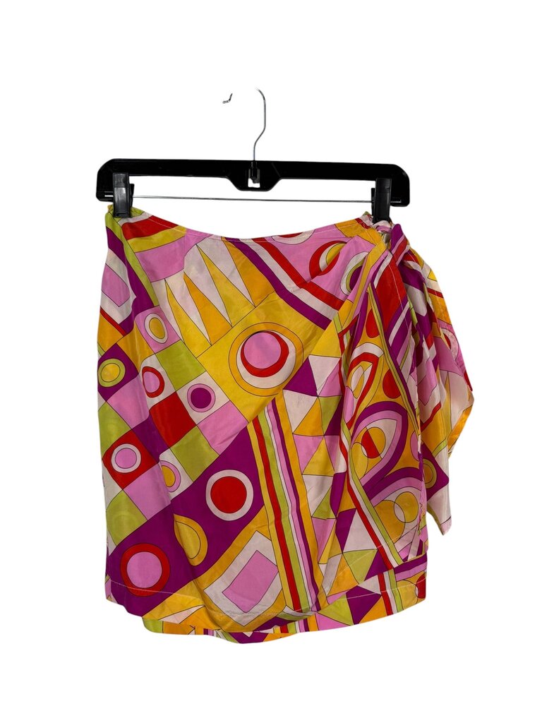 PIA RUCCI SILK WRAP MINI SKIRT