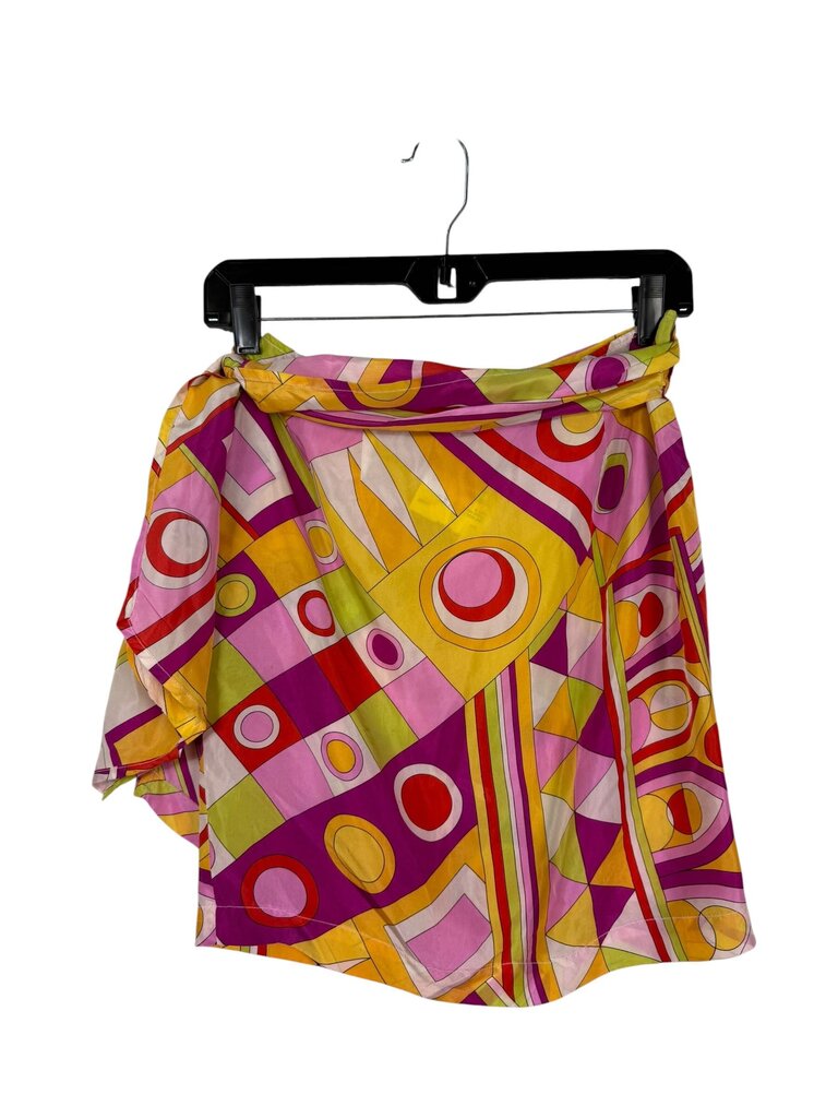 PIA RUCCI SILK WRAP MINI SKIRT