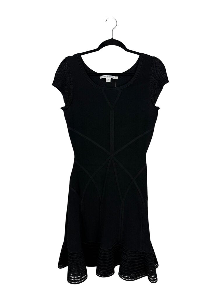 DIANE VON FURSTENBURG PIPED DRESS