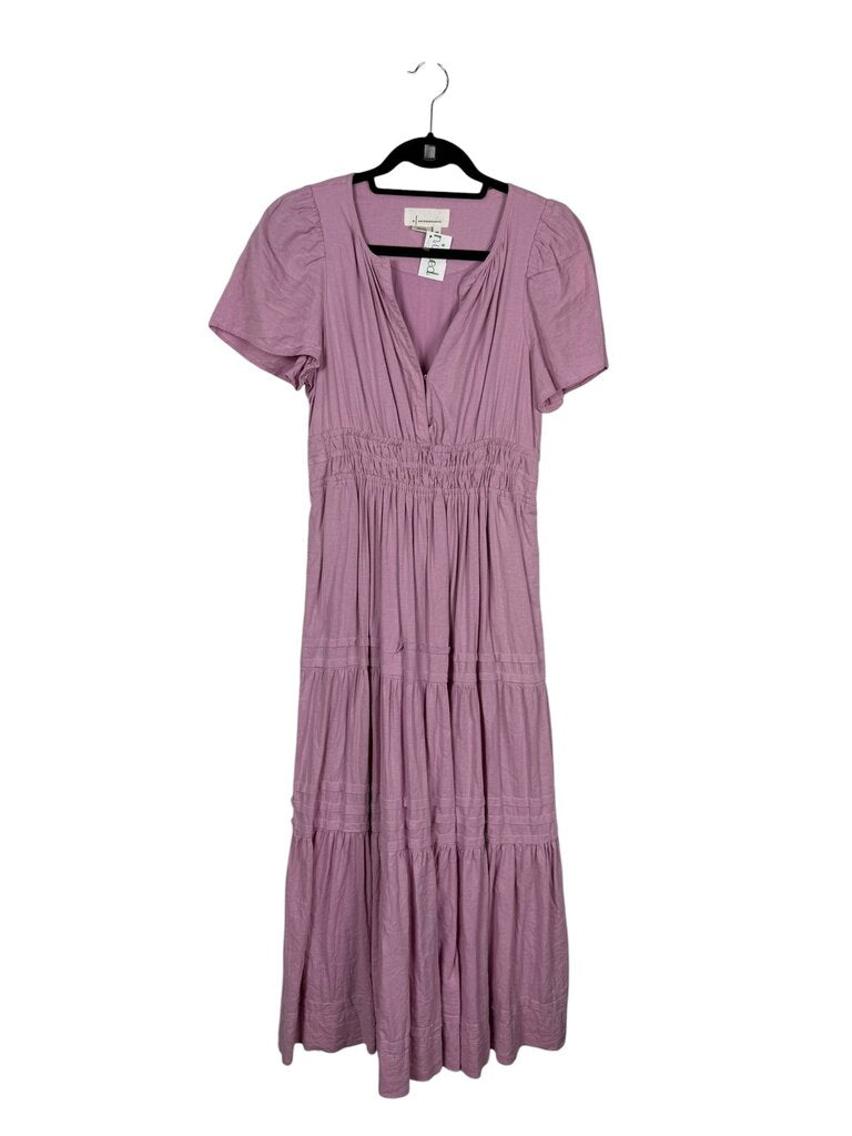 ANTHROPOLOGIE TIERED MIDI DRESS