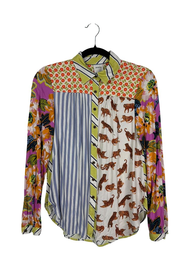 MAEVE MULTI PATTERN BUTTON DOWN