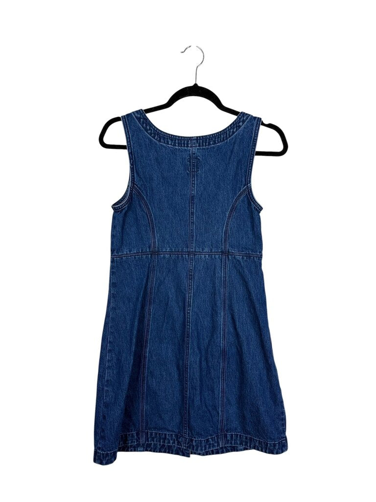 GAP BUTTON FRONT DENIM DRESS