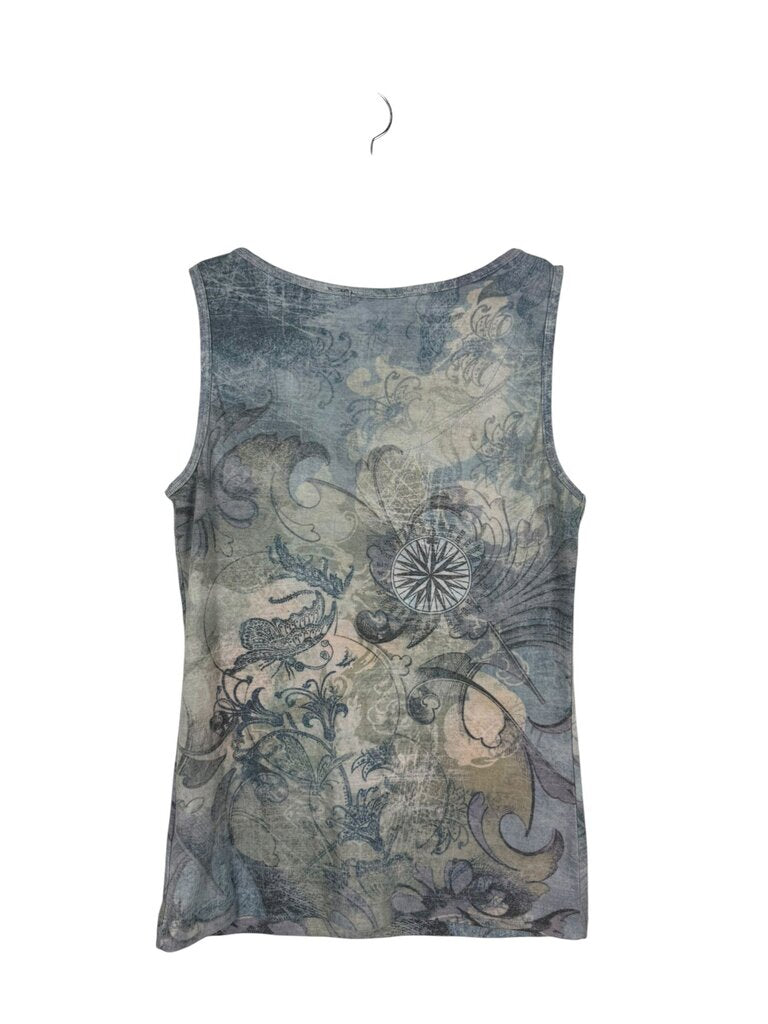 ONE WORLD STUDDED OMBRE TANK