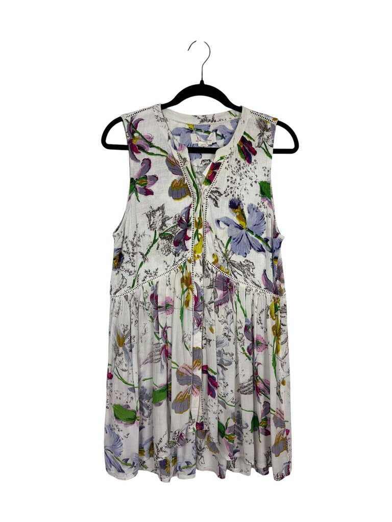 ANTHROPOLOGIE FLORAL TUNIC