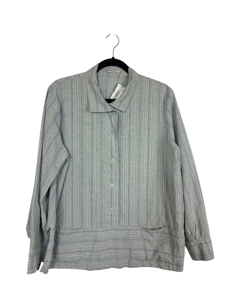 POETRY STRIPED BUTTON DOWN