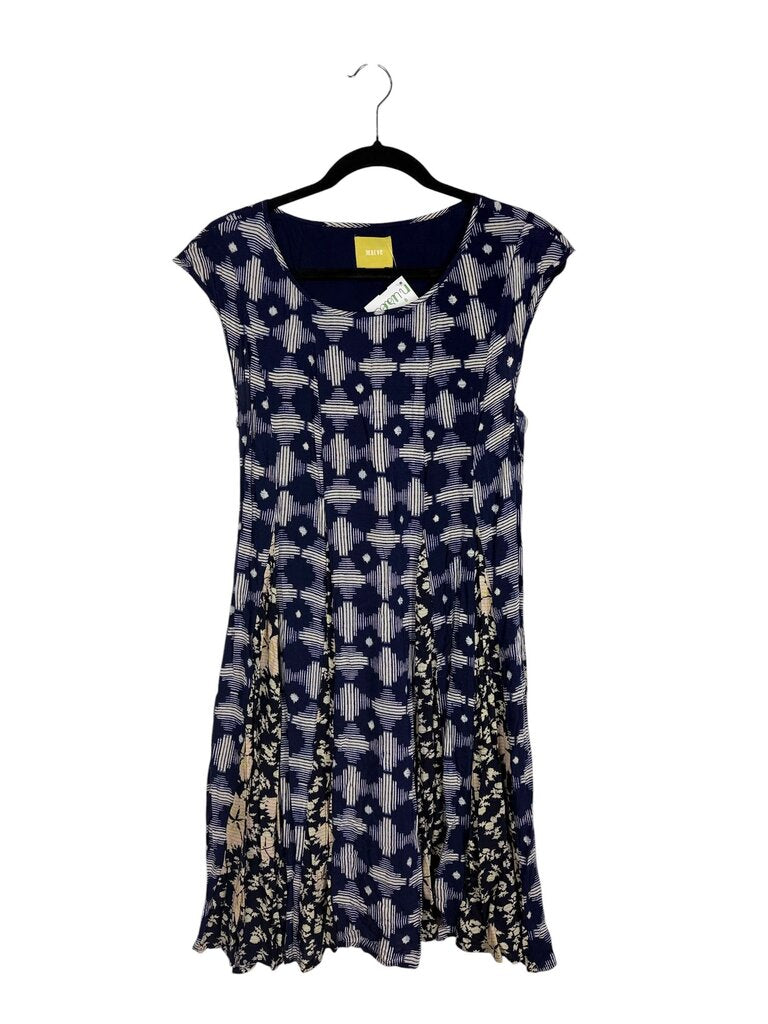 MAEVE GEO FLORAL LACE UP DRESS