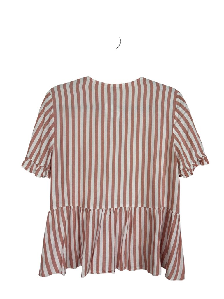 MADEWELL STRIPED BUTTON BLOUSE