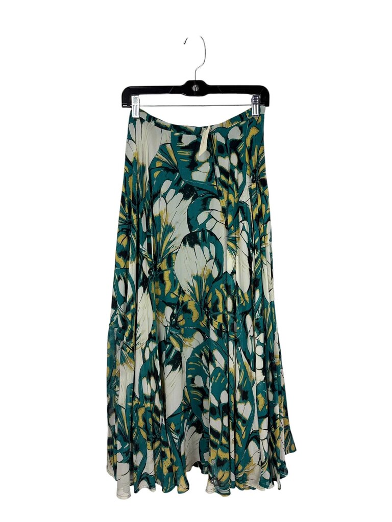 ANTHROPOLOGIE BUTTERFLY PRINT PLEATED SKIRT