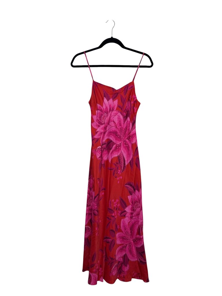 FARM RIO FLOWER PATTERN SLIP MAXI DRESS