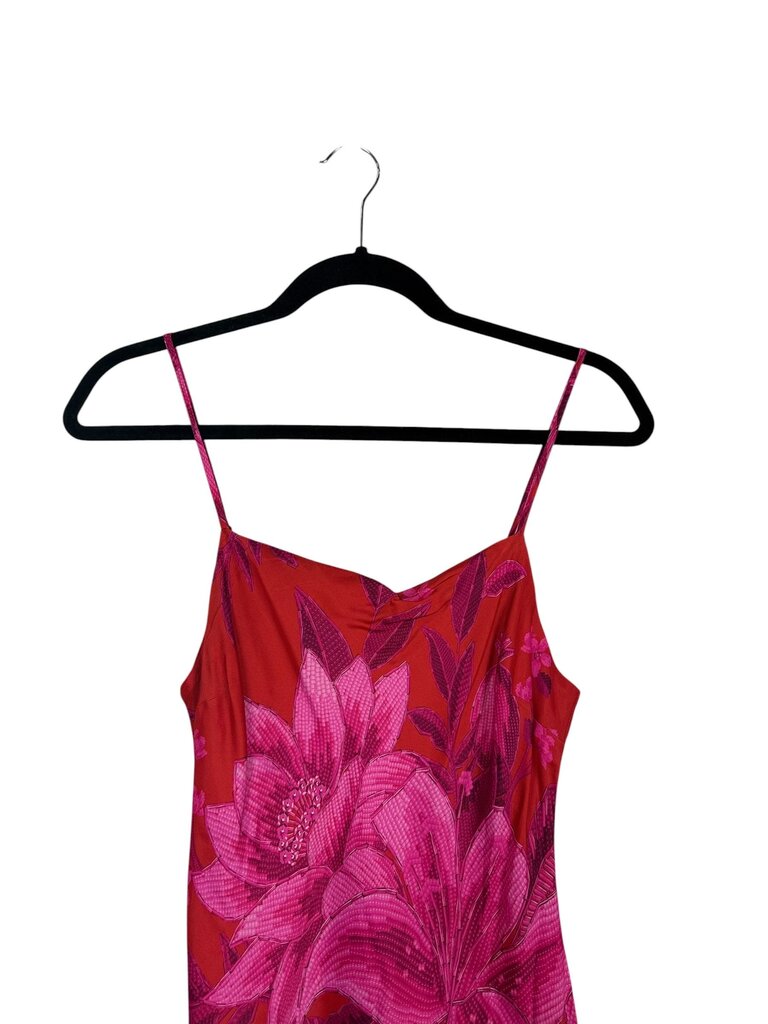 FARM RIO FLOWER PATTERN SLIP MAXI DRESS