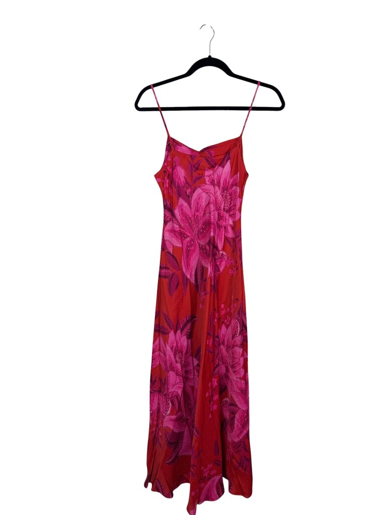 FARM RIO FLOWER PATTERN SLIP MAXI DRESS
