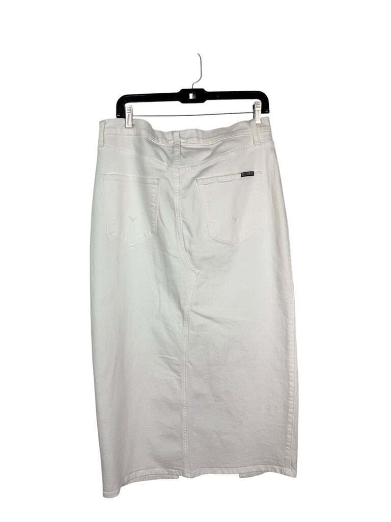 HUDSON DENIM MIDI SKIRT
