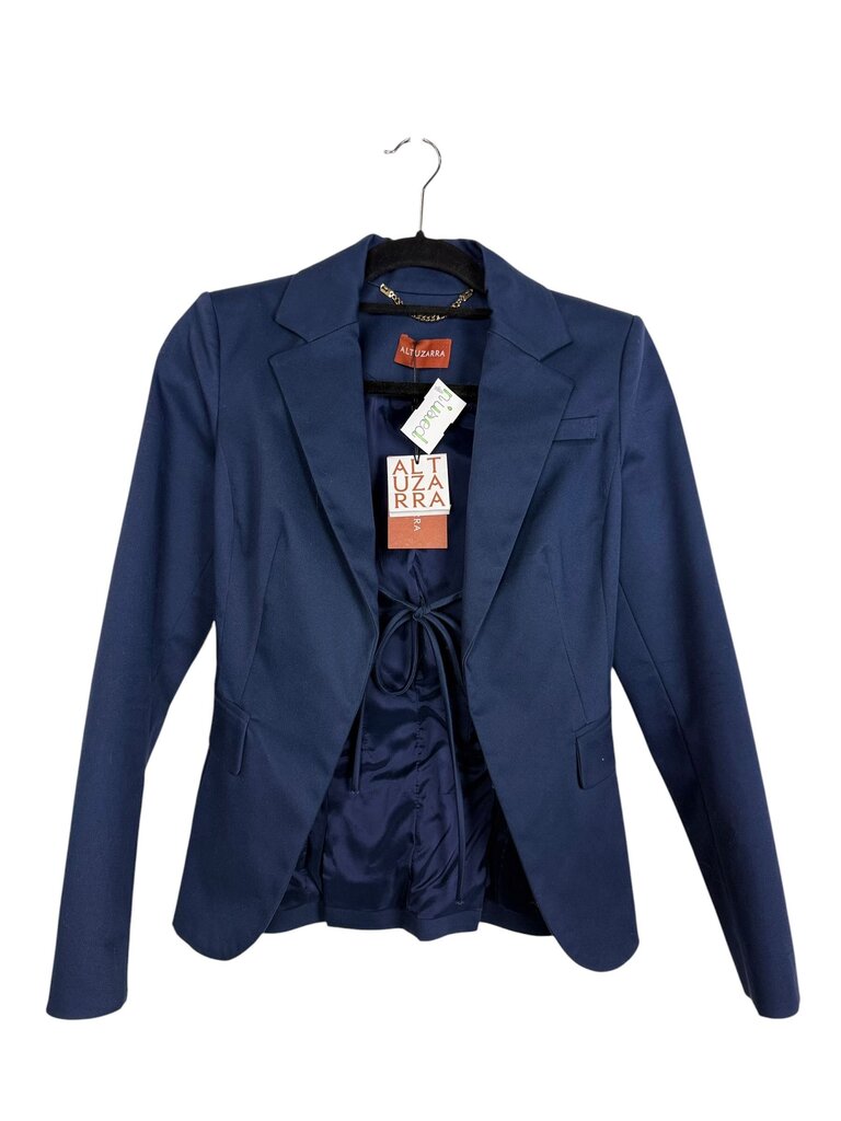 ALTUZARRA TIE FRONT LINED BLAZER
