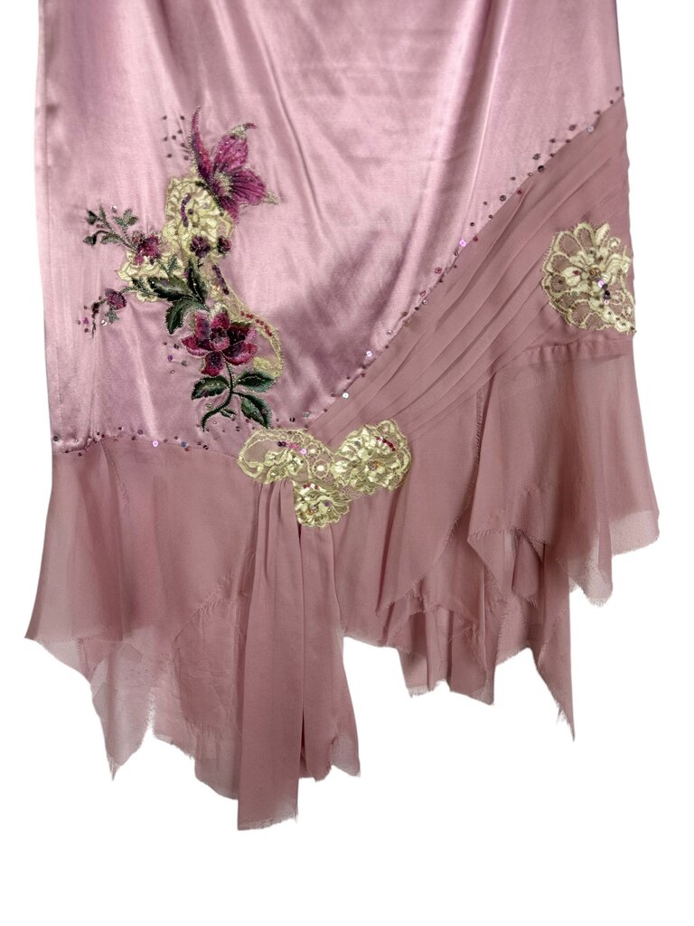 ADRIANNA PAPELL LACE & SEQUIN SKIRT