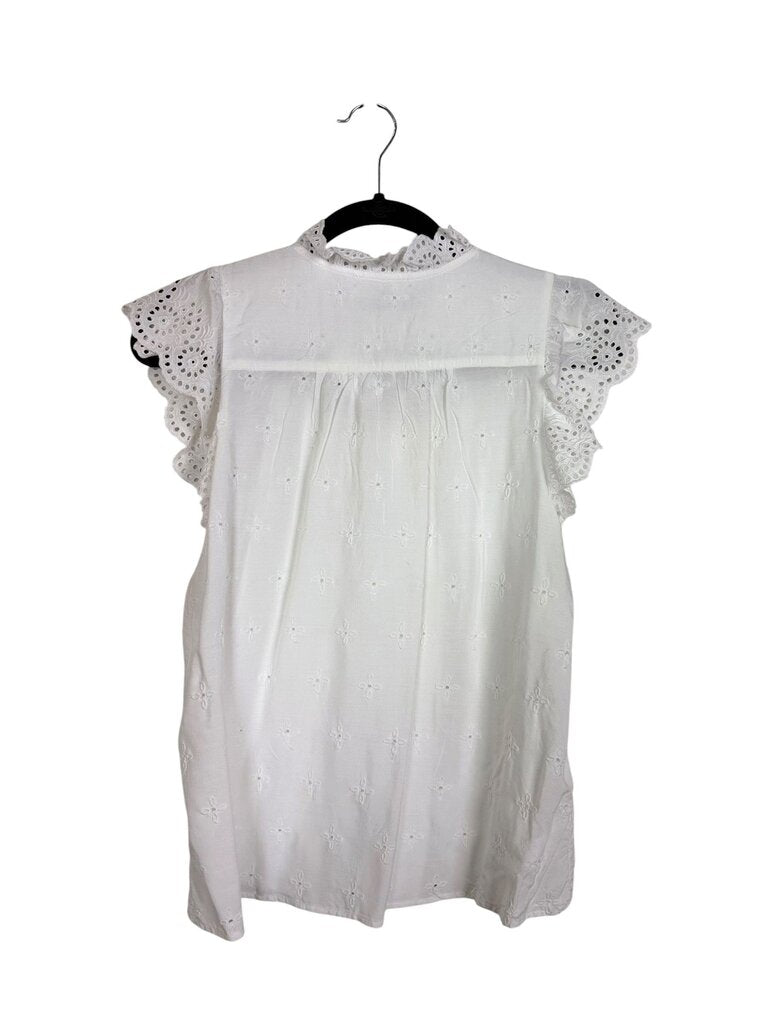 LOFT EYELET BLOUSE