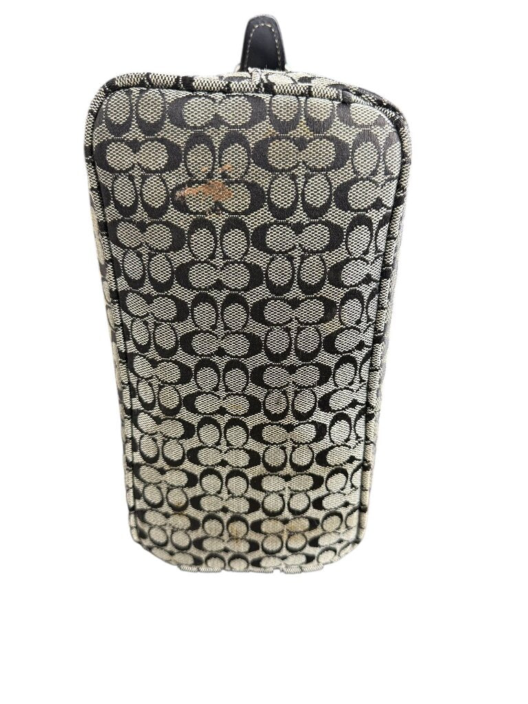 COACH FABRIC LOGO MONOGRAM SHOULDER BAG