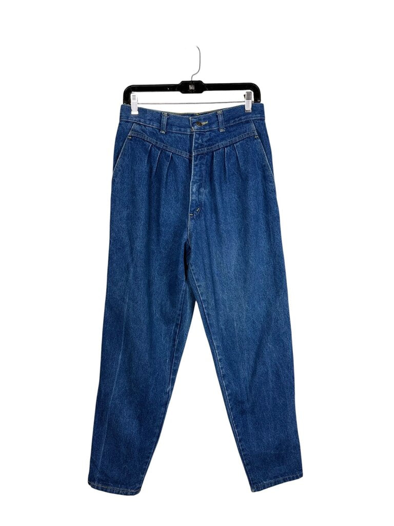 PROPS HIGH RISE PLEATED JEANS