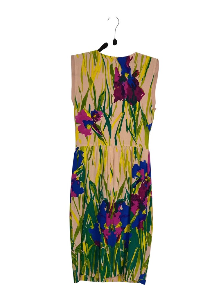 BLUEMARINE FLORAL SILK DRESS