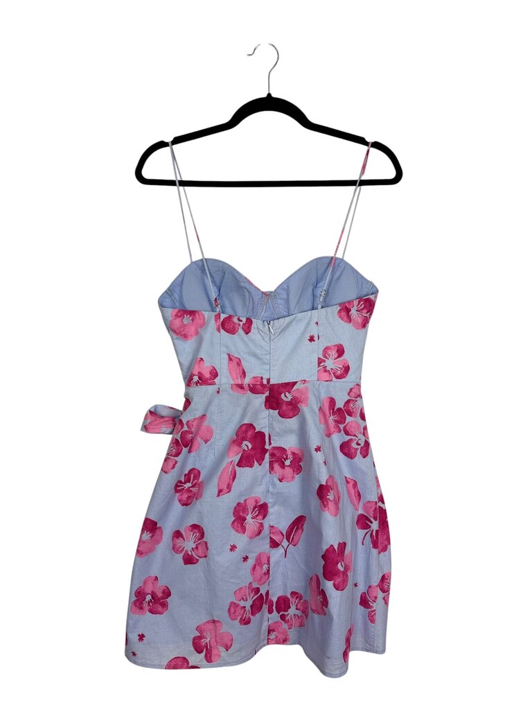 HELLO MOLLY FLORAL BUSTIER MINI DRESS