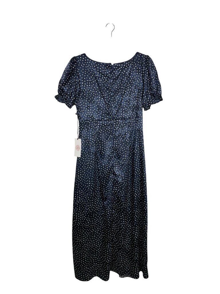CRYSTAL DOLL POLKA DOT MIDI DRESS