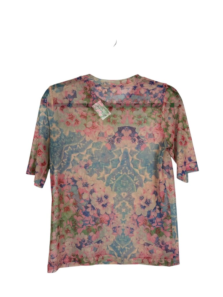 PORRIDGE FLORAL MESH TOP