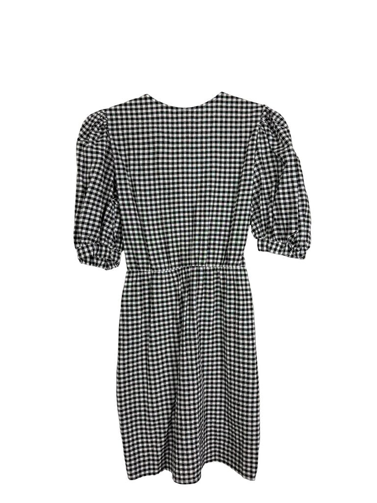 TOPSHOP GINGHAM WRAP DRESS