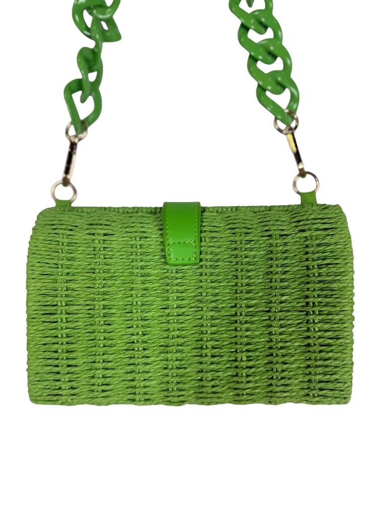 A NEW DAY WICKER CHAIN SHOULDER BAG