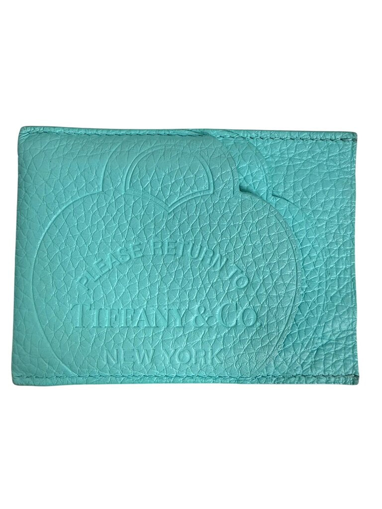 AUTHENTIC TIFFANY & CO. PEBBLE LEATHER CARDHOLDR