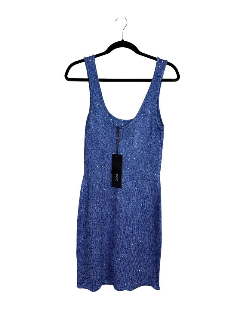 WHITE FOX SHIMMER KNIT STARFISH DRESS