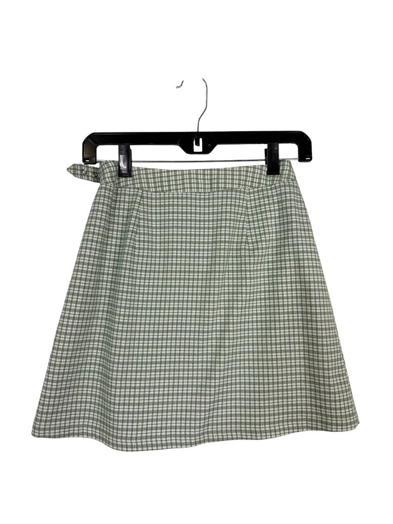 JOHN GALT PLAID MINI SKIRT