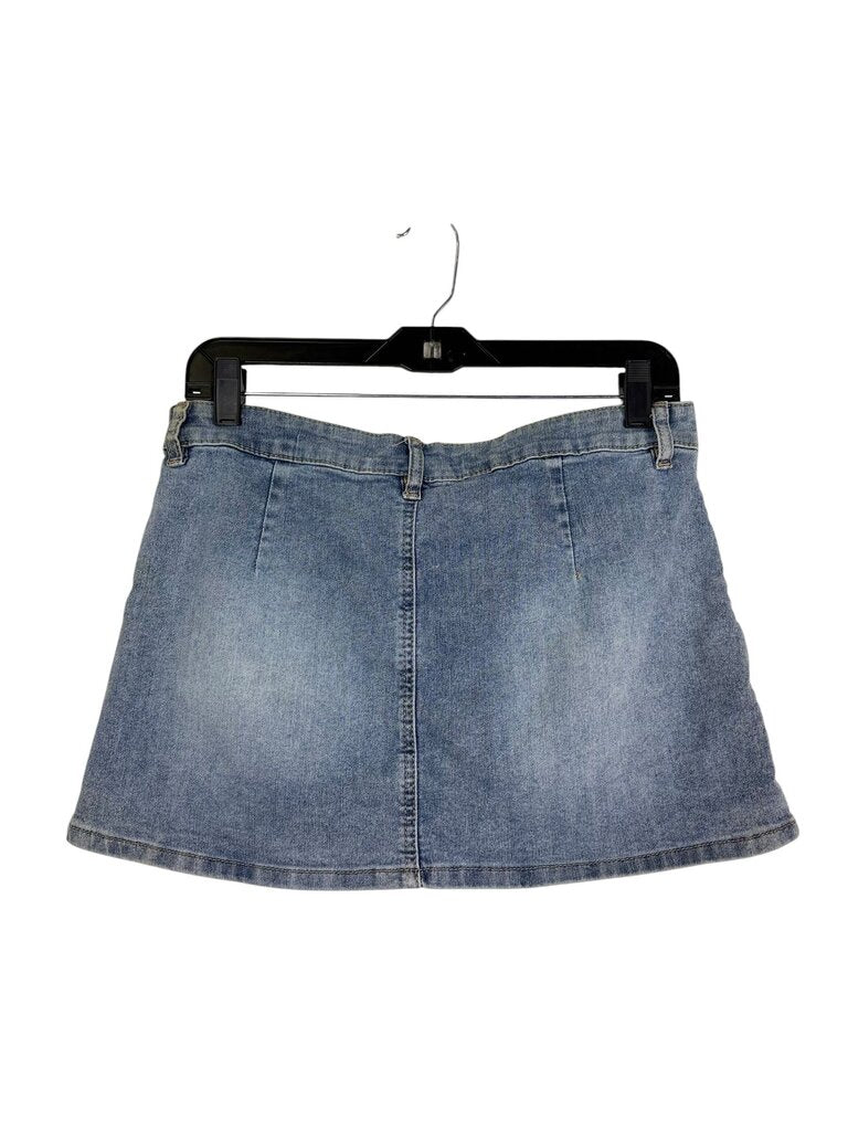 ALMOST FAMOUS DENIM MIDI SKIRT