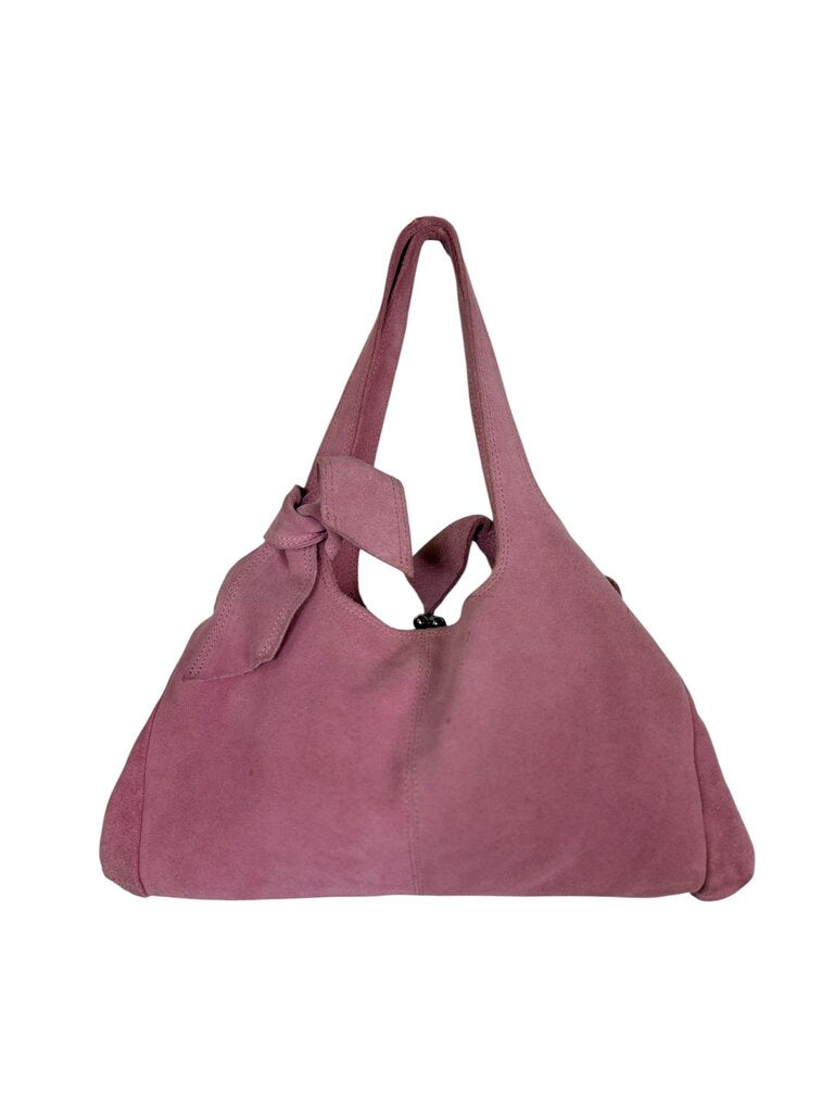 MAEVE SUEDE KISSLOCK SHOULDER BAG