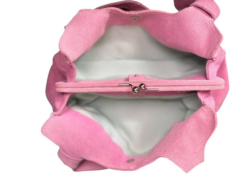 MAEVE SUEDE KISSLOCK SHOULDER BAG