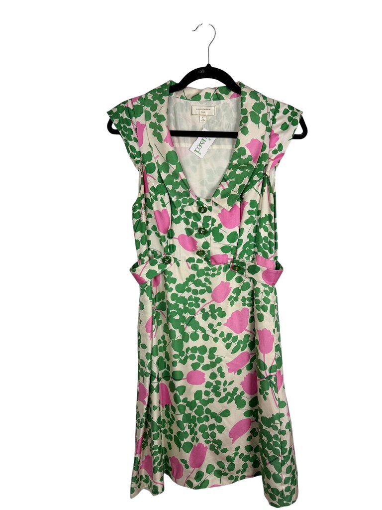 MOULINETTE SOEURS FLORAL BUTTON DRESS