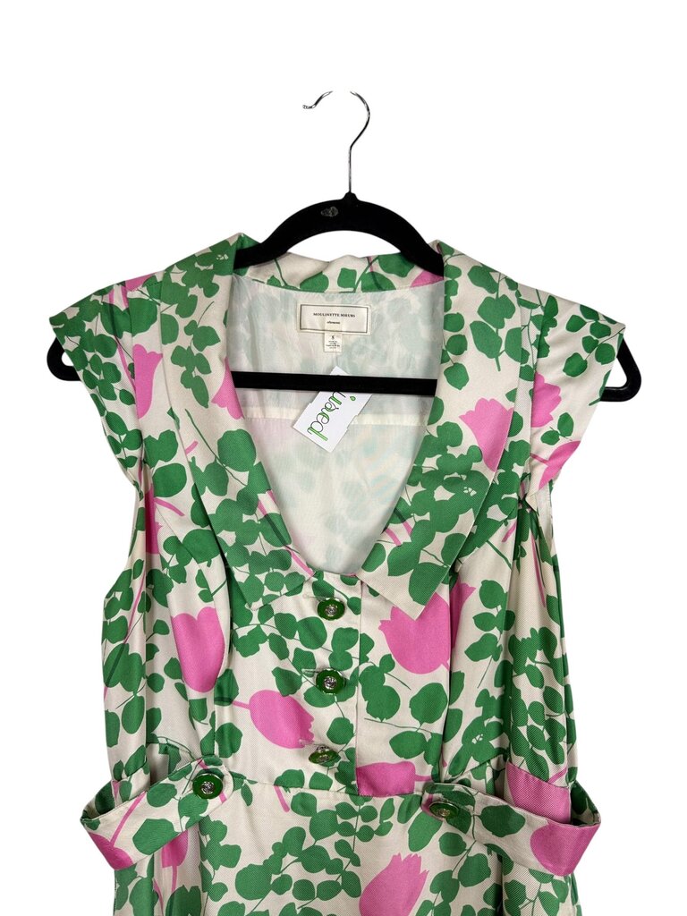 MOULINETTE SOEURS FLORAL BUTTON DRESS