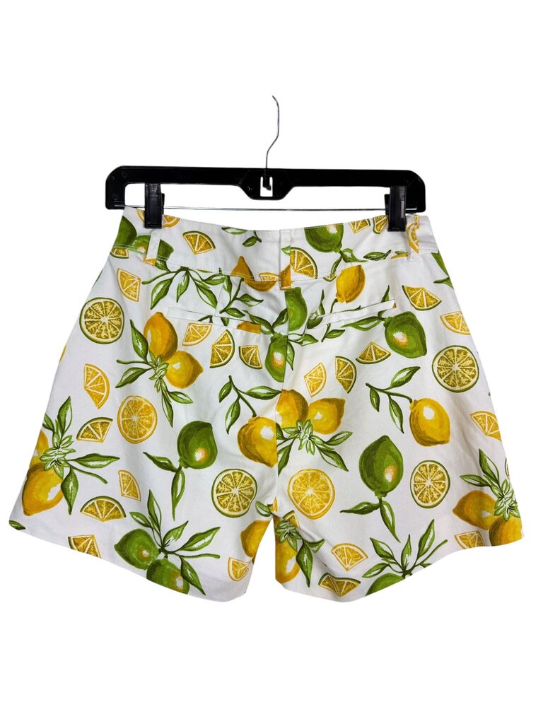ISAAC MIZRAHI LEMON LIME PRINT SHORTS
