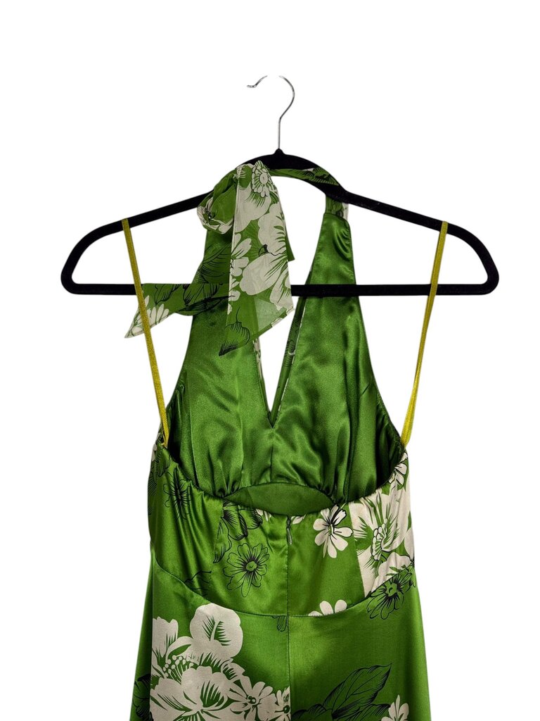 HAROLDS HALTER STYLE SILK DRESS