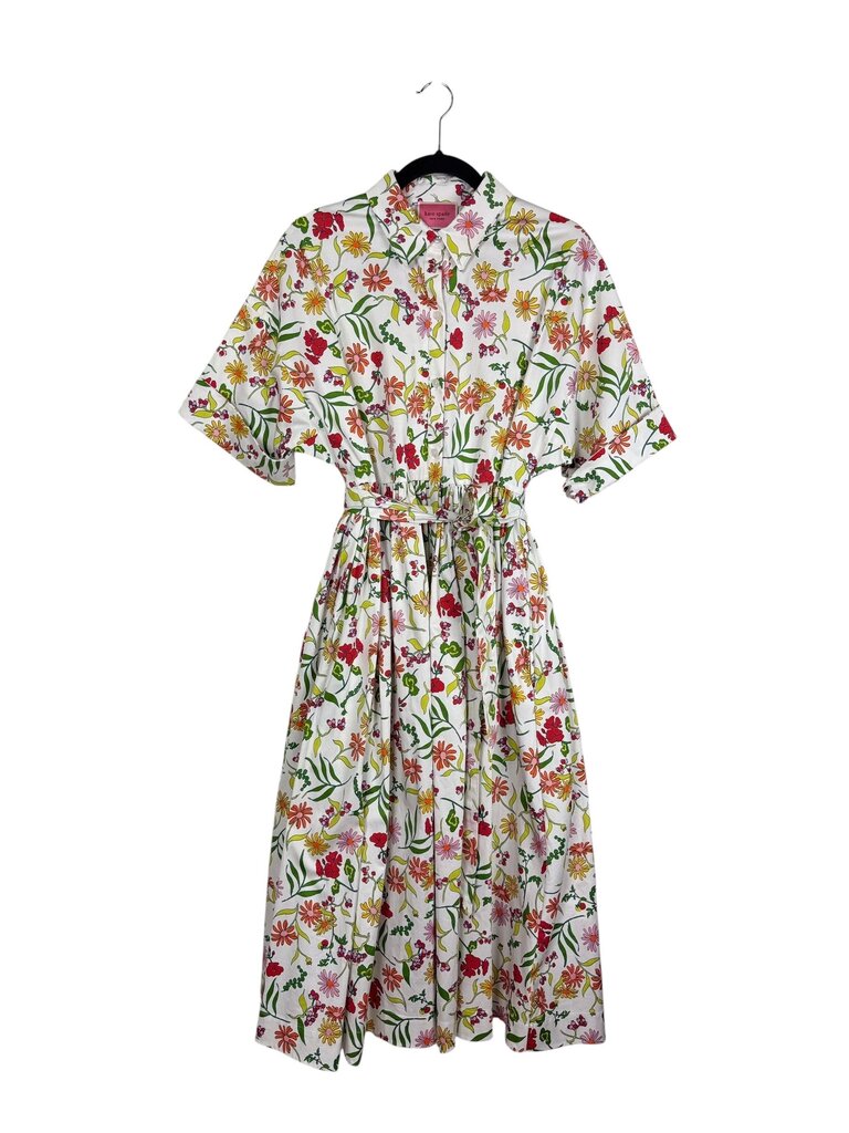 KATE SPADE FLORAL SHIRT DRESS