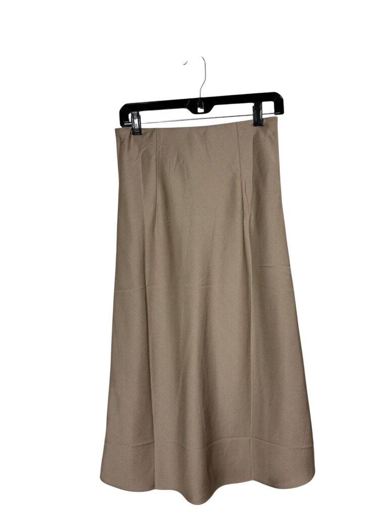 J.CREW SATIN MIDI SKIRT