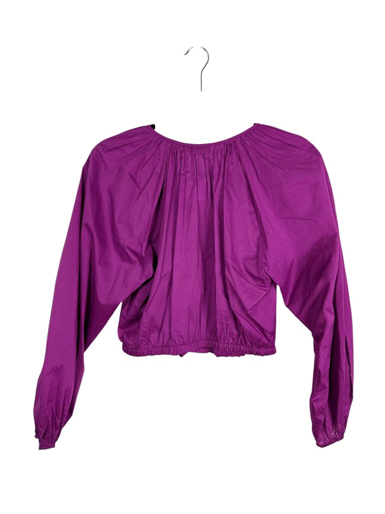 RAILS CROPPED COTTON BLOUSE