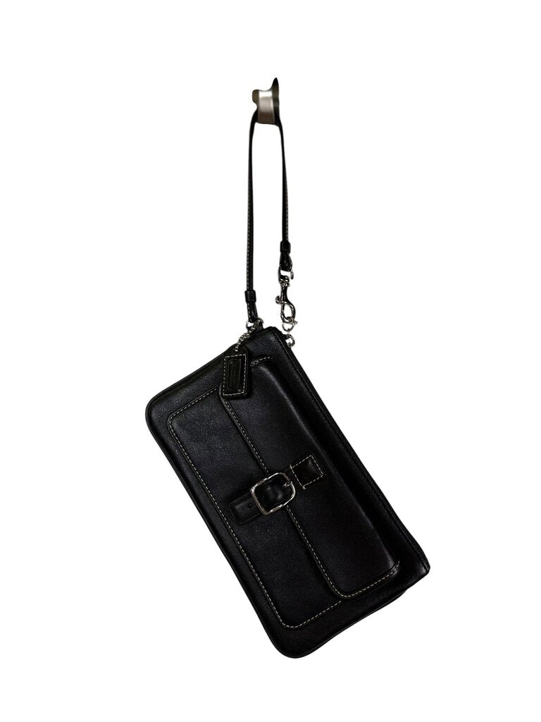 COACH LEATHER WRISTLET